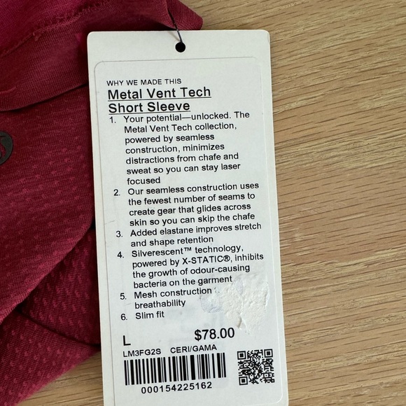 Lululemon Metal Vent Tech SS Tshirt - Picture 7 of 7